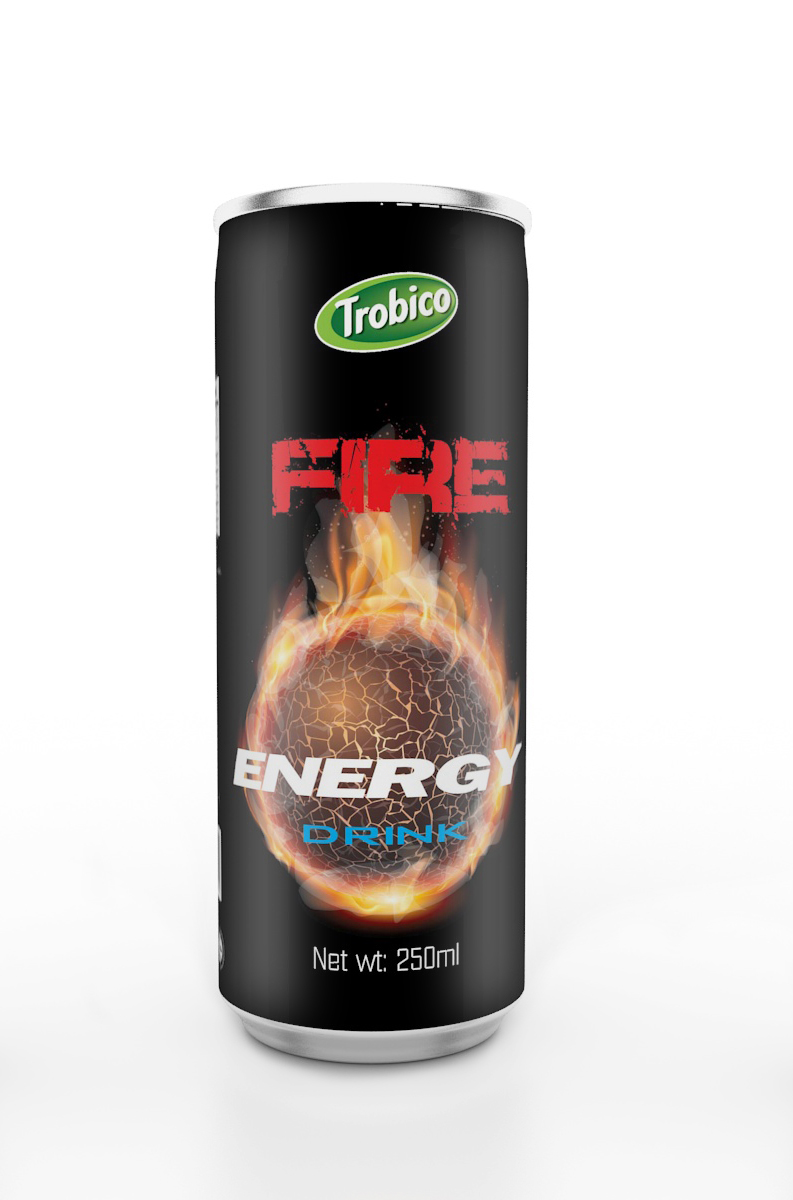 250ml fire energy drink TROBICO OEM Beverage Manufacturers